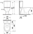 Picture of Toilet Jika Lyra Plus, without lid