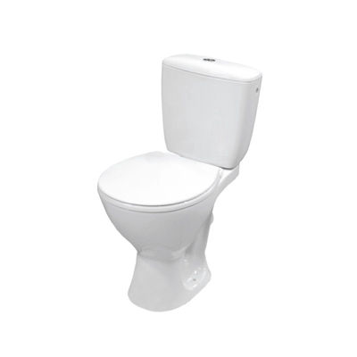 Picture of WC CASCADE 010 3/6 WITH SOFT LID, HORIZ (CERSANIT)