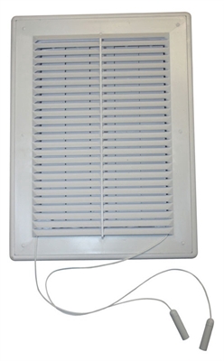 Picture of Ventilation grille with valve Plaskanta, 25,5x19cm, white
