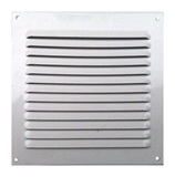 Show details for Ventilation grille 001472 15x15cm, white