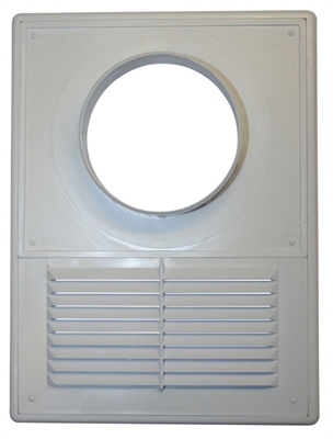 Picture of Ventilation grille with adapter Plaskanta D100, white