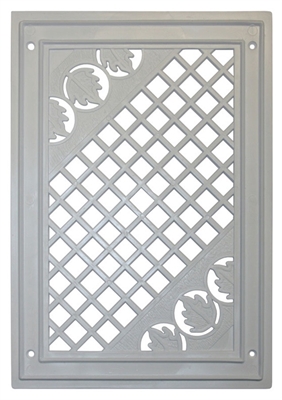 Picture of Ventilation grille with mosaic Plaskanta 17x25cm, white
