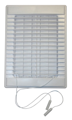 Picture of Ventilation grille with valve Plaskanta 25,5x19cm, white