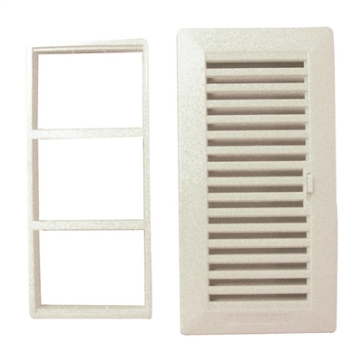 Picture of Ventilation grille with blinds 020121 14x27cm, white