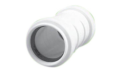 Picture of Double coupling inner D32 white PP (Magnaplast)