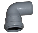 Show details for Sewer pipes 87 ° bend Wavin D50mm, PVC