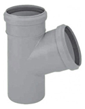 Show details for Sewer pipe triangle Magnaplast HTplus D110mm, 67 °, PP