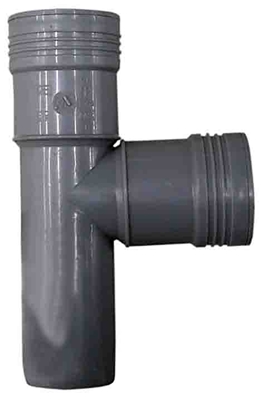 Picture of Sewer pipe triangle Wavin D50mm, 90 °, PVC