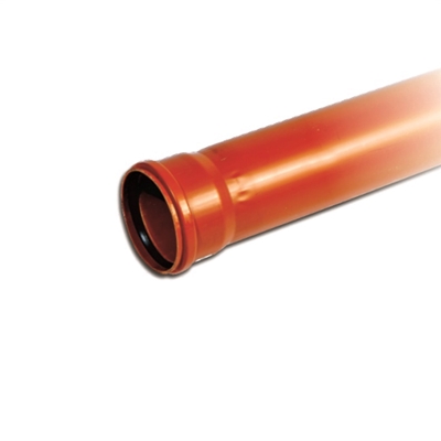 Picture of Pipe external D110 SN4 0.5m 3.2mm (Magnaplast)