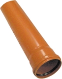 Show details for Plastimex Sewage Pipe Brown 110mm 1m
