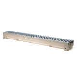 Show details for Drainage channel with galvanized steel grille Stora Home Drain, 1 m