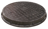 Show details for Sewer manhole cover D700mm, plastic