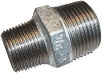 Picture of Raccorfer Steel Reducing Nipple Zinc 2"x1 1/4"