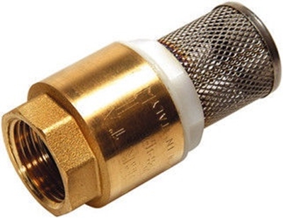 Picture of Sferaco Foot Valve with Filter Brass 1 1/4"