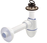 Show details for Washbasin siphon Nicoll 0202122-C2950 1¼ &#39;&#39;, D32mm