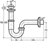 Picture of SIPHON FOR SINK WITH EXHAUST (SOFT)