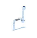 Show details for Siphon urinal flexible tube U1016EU (ANIPLAST)