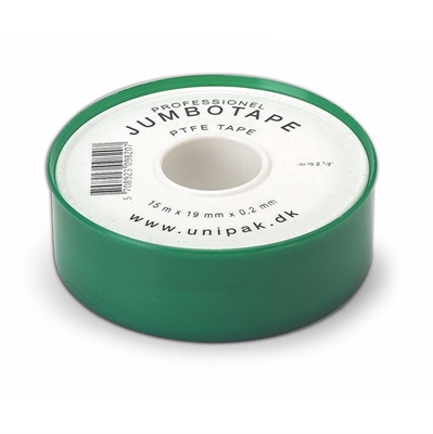 Picture of JUMBOTAPE TEFLON TAPE 15MX19X0.2MM0.6G (UNIPAK)