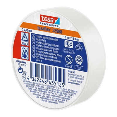 Picture of TAPE INSULATION PVC 1.1X15 10M WHITE