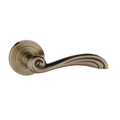 Picture of DOOR HANDLE ORION AGED BRASS (METAL-BUD)