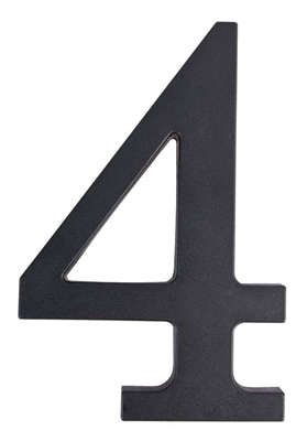 Picture of NUMBER OF HOUSES 4 180MM BLACK (BARCZ)