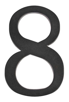 Picture of NUMBER OF HOUSES 8 180MM BLACK (BARCZ)