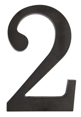 Picture of NUMBER OF HOUSES 2 180MM BLACK (BARCZ)