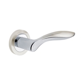 Show details for HANDLE DOOR BLANK MATTE CHROME