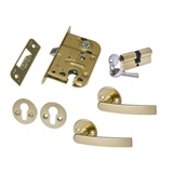 Show details for LOCK SET VAL2018 BRASS (VALNES)