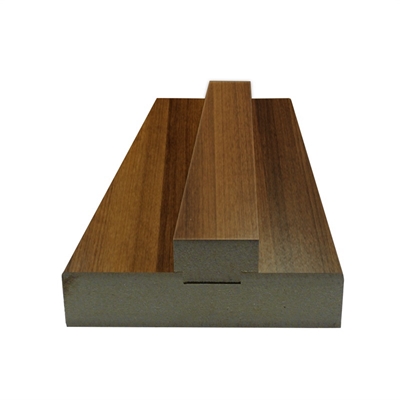 Picture of Door frame 8x3,3x202,4cm, universal, walnut