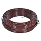 Show details for WIRE ZN + PVC D2.3 BROWN, COIL 100M (GARDEN CENTER)
