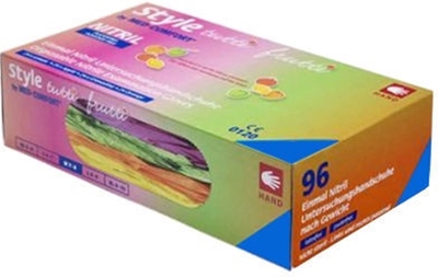 Picture of Ampri Med Comfort Style Tutti Frutti Nitril Powder Free Gloves 96pcs S