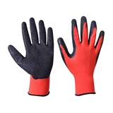 Show details for KNITTED GLOVES WITH LATEX M C22CRLB BLACK