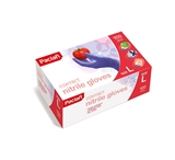 Show details for NITRILE GLOVES L 100PCS 136222 (PACLAN)