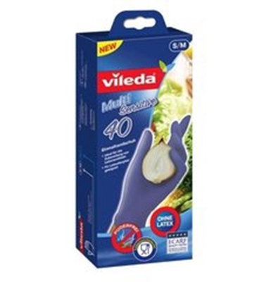 Picture of GLOVES VILEDA MULTISENSITIVE S / M 40 PCS