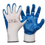 Show details for DD Nylon Knitted Gloves With Smooth Nitrile Coating 10