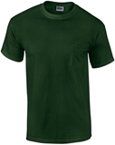 Show details for Gildan Cotton T-Shirt Green L