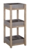 Picture of Home4you Sandstone Shelf 40x40x97cm Grey/Brown