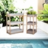 Picture of Home4you Sandstone Shelf 80x35x98cm Grey/Brown