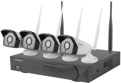 Picture of Lanberg Surveillance Kit NVR Wifi 4 Channels + 4 Cameras