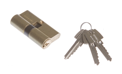 Picture of CYLINDER FOR LOCK T5NV04040L BRASS (TESA ASSA ABLOY)