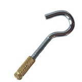 Show details for HOOK WITH BRASS LOCKBACK M6 D6.5X 60MM 50PCS.