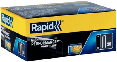 Picture of Rapid Cable 28/10mm White Staples 1000pcs