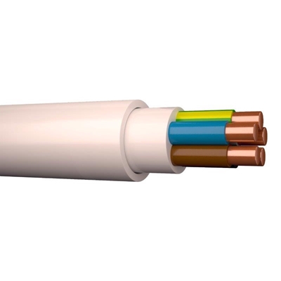 Picture of CABLE XYM-J / NYM 5X2.5 WHITE (100)