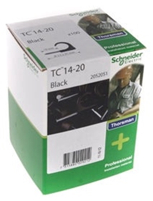 Picture of Schneider Electric Cable Clamps 14-20 Black 100pcs