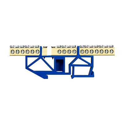 Picture of TERMINAL BLOCK DIN LZU 11 + 6 BLUE