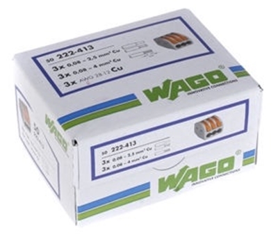 Picture of Wago Connection Terminal 3x0.2-4 50pcs