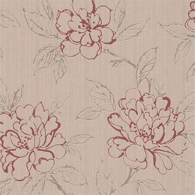 Picture of Wall paper 18055 RED MAT 5.32m2
