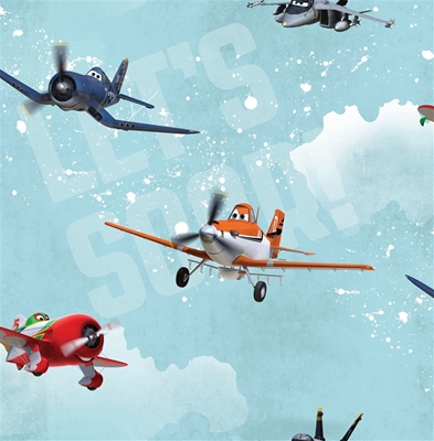 Picture of Paper wallpaper 70-237, with airplanes