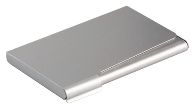 Picture of Durable Business Card Case 90x55mm Silver